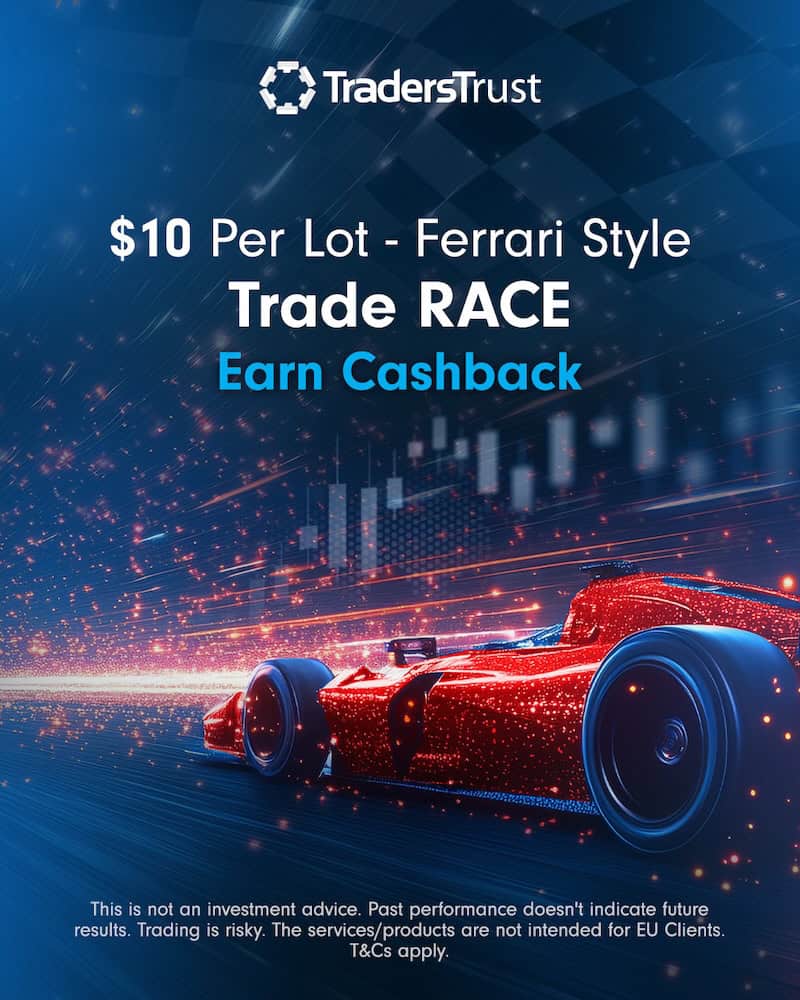 Turbocharge Your Trading: Earn Unlimited $10 Cashback Per Lot on Ferrari (RACE) Stock CFDs with Traders Trust