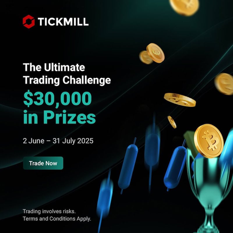 Tickmill Launches “The Ultimate Trading Challenge” with $30,000 in Cash Prizes Including a $12,000 Grand Prize