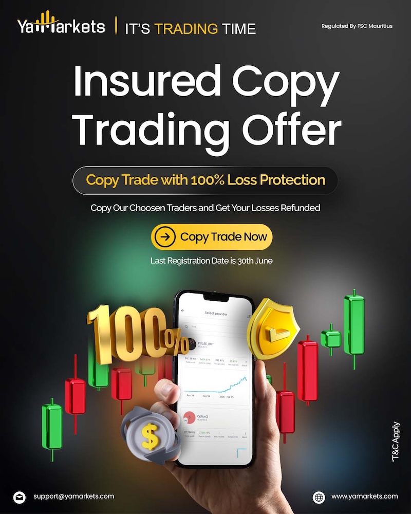 Experience Risk-Free Investing: YaMarkets Launches 100% Insured Copy Trading Offer Until August 30, 2025