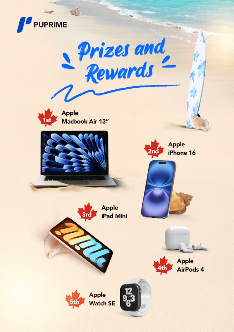 PU Prime Launches Exclusive Canada Trading Contest Offering $3,000 in Apple Prizes and Cash Rewards