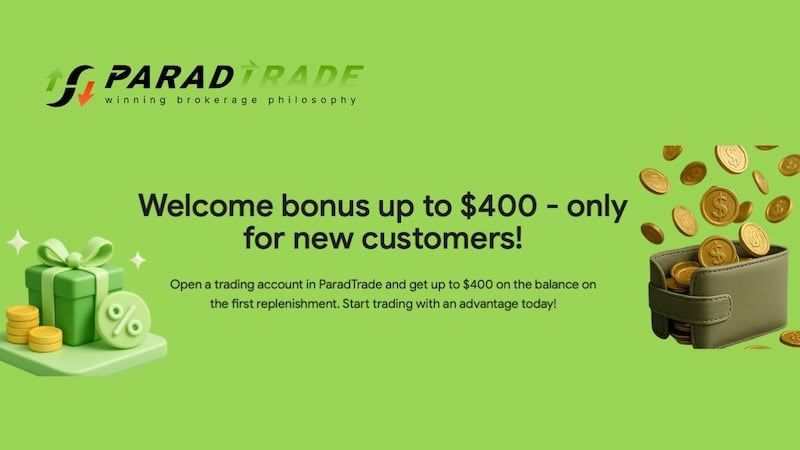 ParadTrade - $400 Welcome Bonus