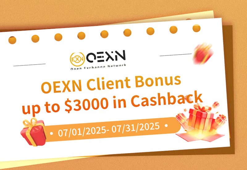 OEXN Launches July 2025 Bonus Promotion Offering Up to $3,000 in Trading Rewards