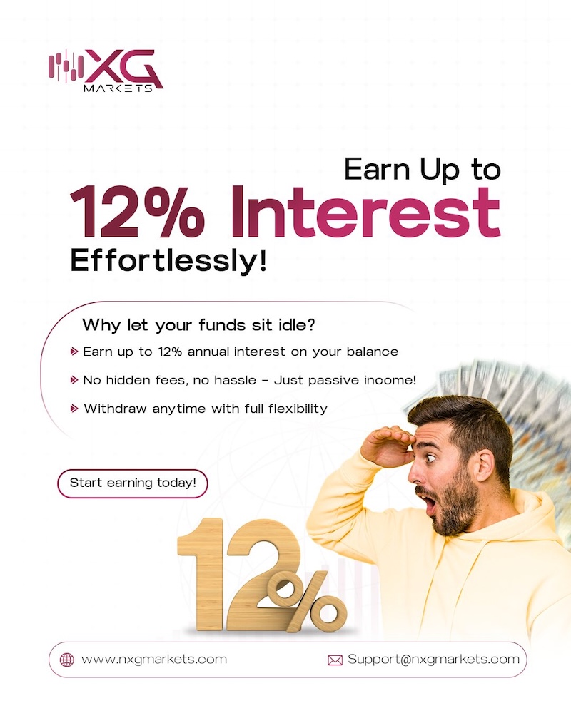 NXG Markets Launches Exclusive 20% Annual Interest on Free Margin to Boost Traders’ Earnings