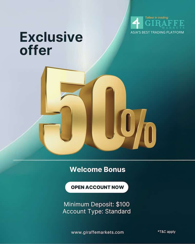 Giraffe Markets - 50% Welcome Bonus