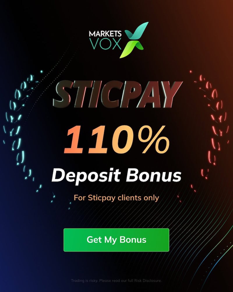 MarketsVox Launches Exclusive 110% Deposit Bonus for Sticpay Users – Limited-Time Offer