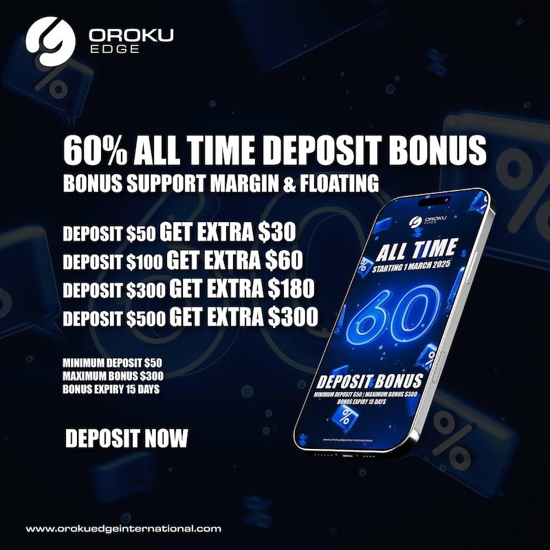 Oroku Edge Launches Irresistible 60% “All‑Time Deposit Bonus” – Boost Your Trading Capital Today