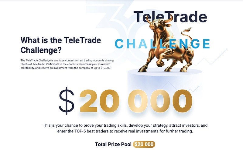 TeleTrade Challenge 2025: Compete for Up to $10,000 in Real Trading Investments with Just a $250 Entry