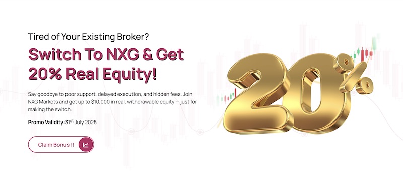 Switch to NXG Markets and Receive Up to $10,000 in Real Equity Bonus – Trade with Confidence and Enhanced Capital