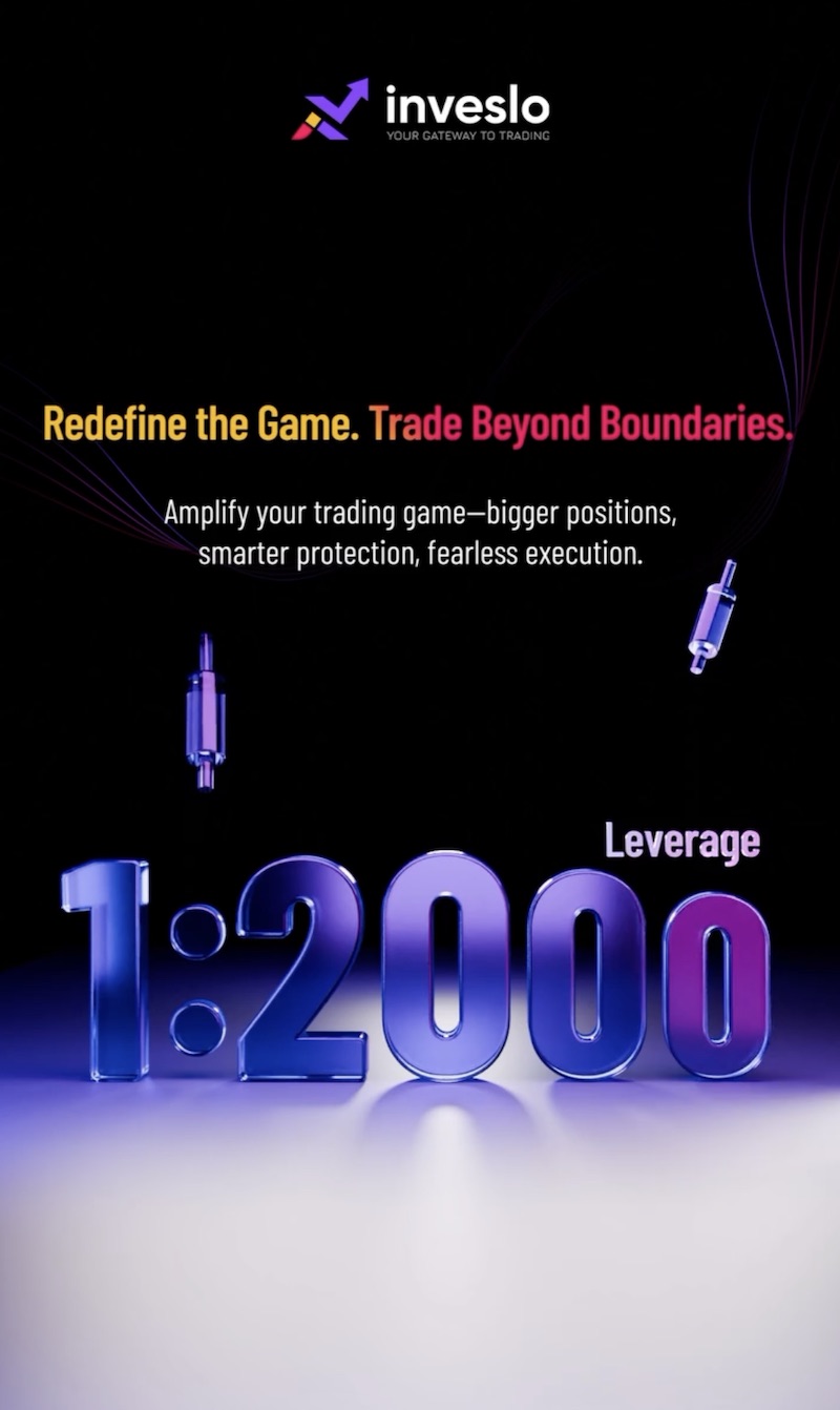 Inveslo Empowers Traders with Up to 1:2000 Leverage and Advanced Protection Tools