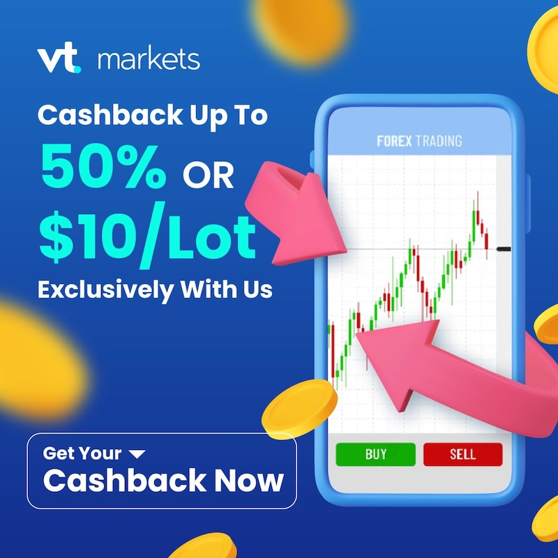 VT Markets Launches Exclusive 50% Cashback Forex Trading Promotion with Up to $10 Per Lot Rebate
