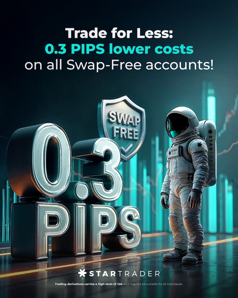 STARTRADER Reduces Spreads by 0.3 Pips for Swap-Free Account Holders to Enhance Trading Conditions