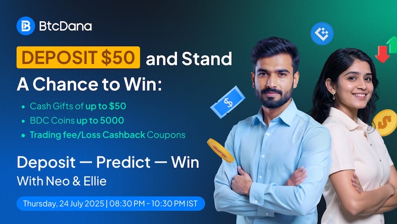 BtcDana Launches Live “Guess the Candle: Bull or Bear?” Event with Cash Prizes and Trading Rewards