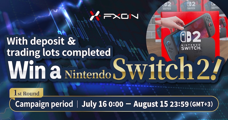 FXON Launches Exciting Nintendo Switch 2 Giveaway Campaign – Win the Latest Console by Trading Forex!