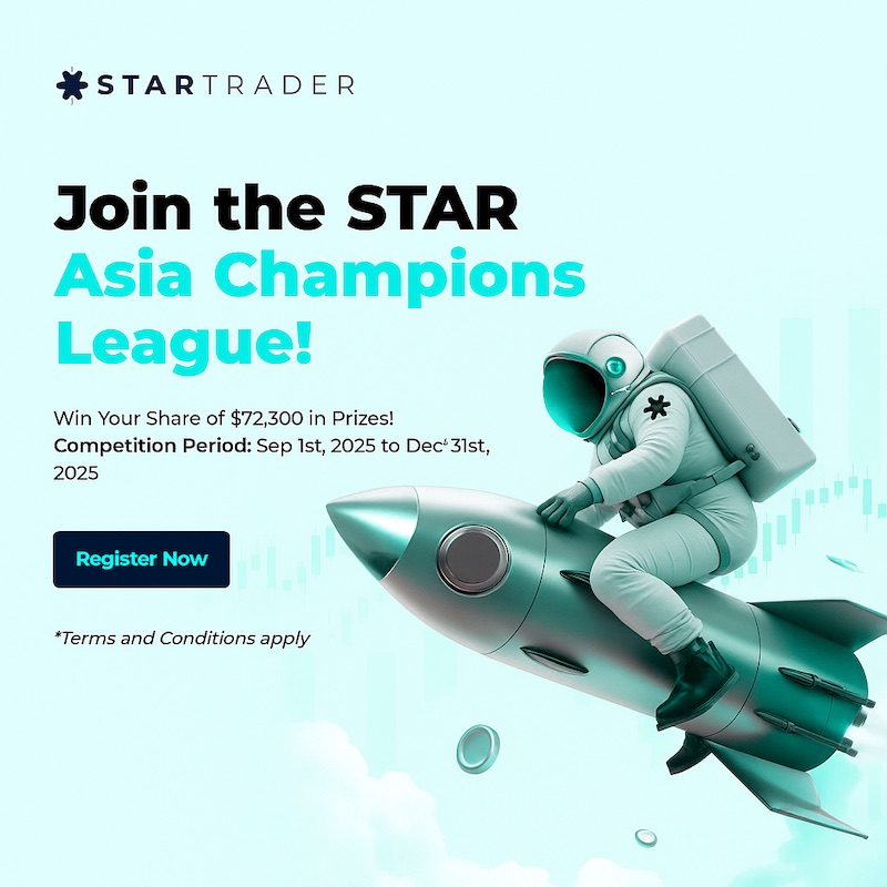 STARTRADER Kicks Off STAR Asia Champions League with $72,300 in Prizes