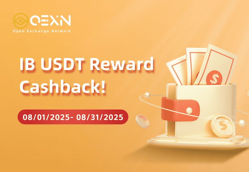 OEXN August Promotion: Massive USDT Cashback Rewards for Active IB Traders