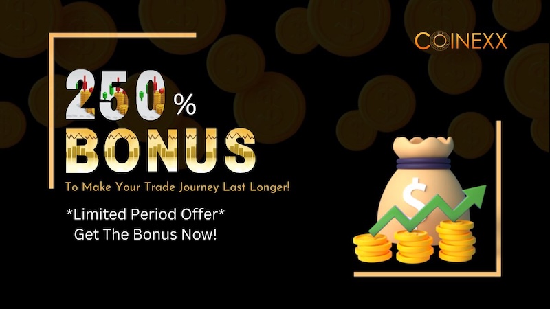 Coinexx - 250% Deposit Bonus