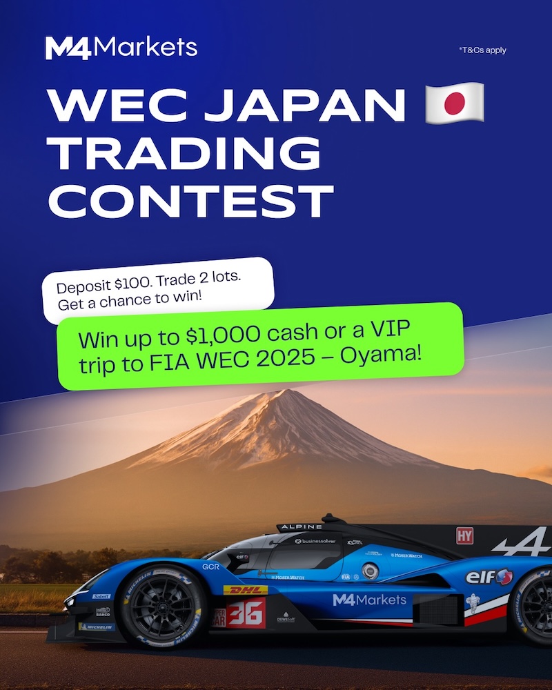 Join the M4Markets WEC Trading Contest – Win from a $15,000 Prize Pool and a VIP Trip to FIA WEC 2025 Japan