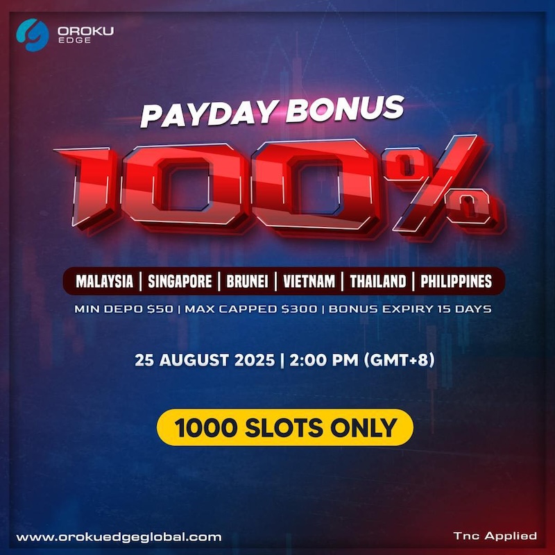 Oroku Edge Relaunches 100% Deposit Bonus Up to $300 for Southeast Asian Traders — Limited Time Offer