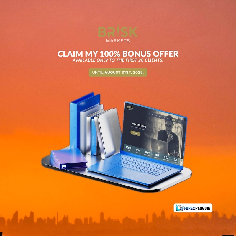 Brisk Markets Launches 100% Deposit Bonus Promotion — Available Until August 31
