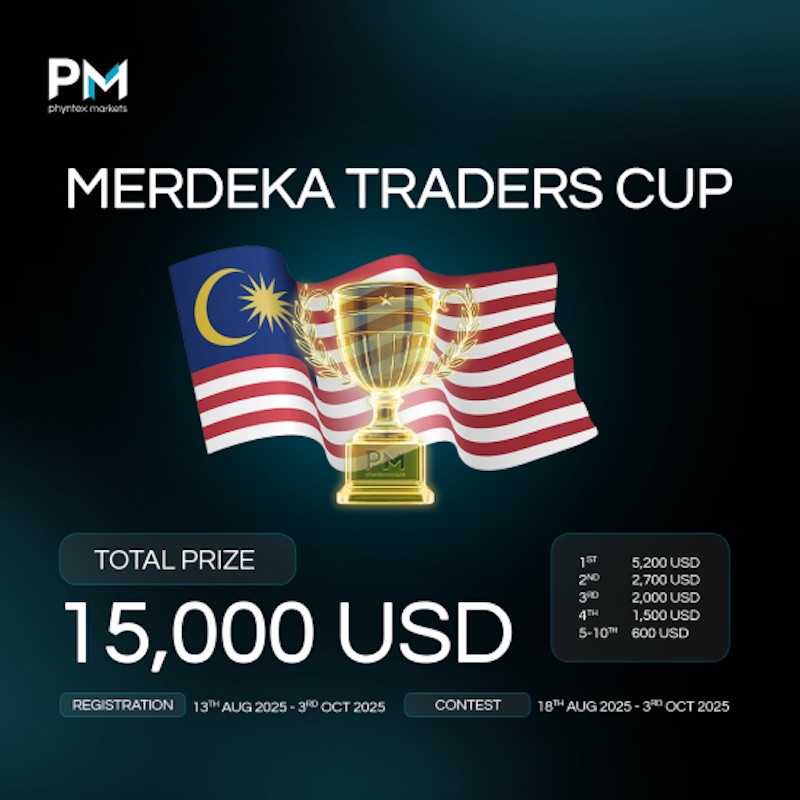 Phyntex Markets Launches Merdeka Traders Cup 2025 with $15,000 in Cash Prizes for Malaysian Traders