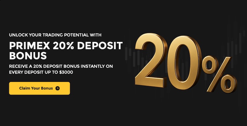 PrimeX Capital - 20% Deposit Bonus