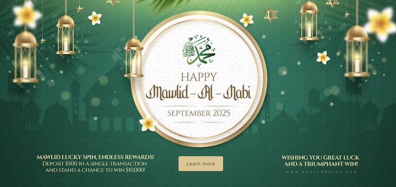 Spin to Win: AUS GLOBAL Launches $10,000 Lucky Wheel Promotion to Celebrate Maulid Al-Nabi 2025