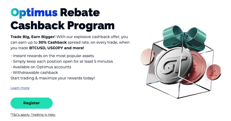 FXGT.com Launches Exclusive Rebate Cashback Program Offering Up to 30% Cashback on Paid Spreads