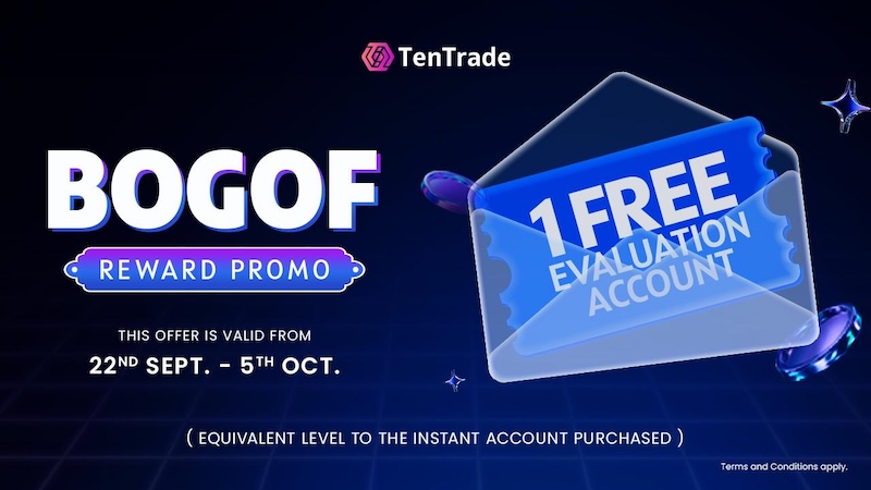TenTrade Launches Limited-Time Offer: Buy an Instant Account, Get a Free Evaluation Account