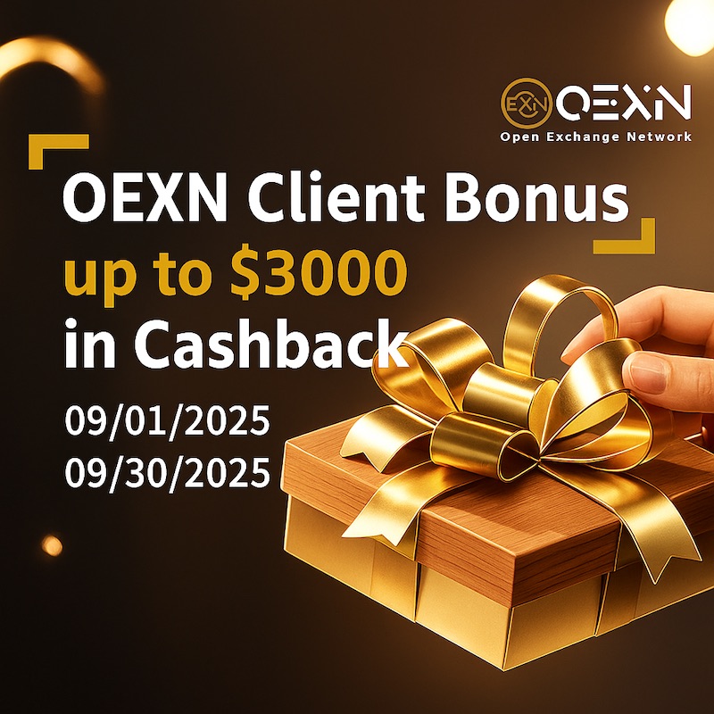OEXN Rewards Traders with September Bonus Promotion Offering Up to $3,000