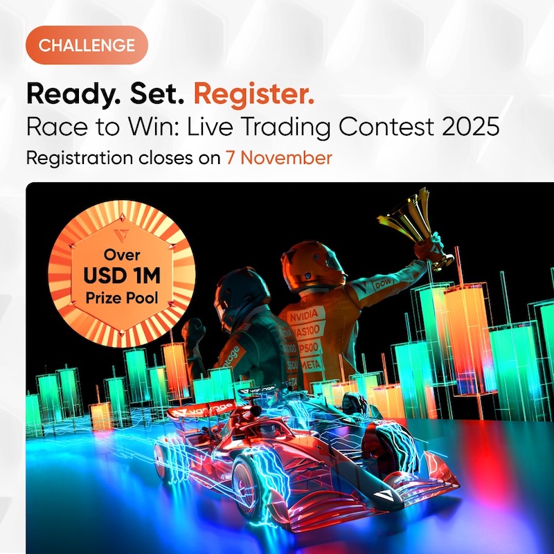 Race to Win: Live Trading Contest 2025 by Vantage Offers Over USD 1 Million in Prizes