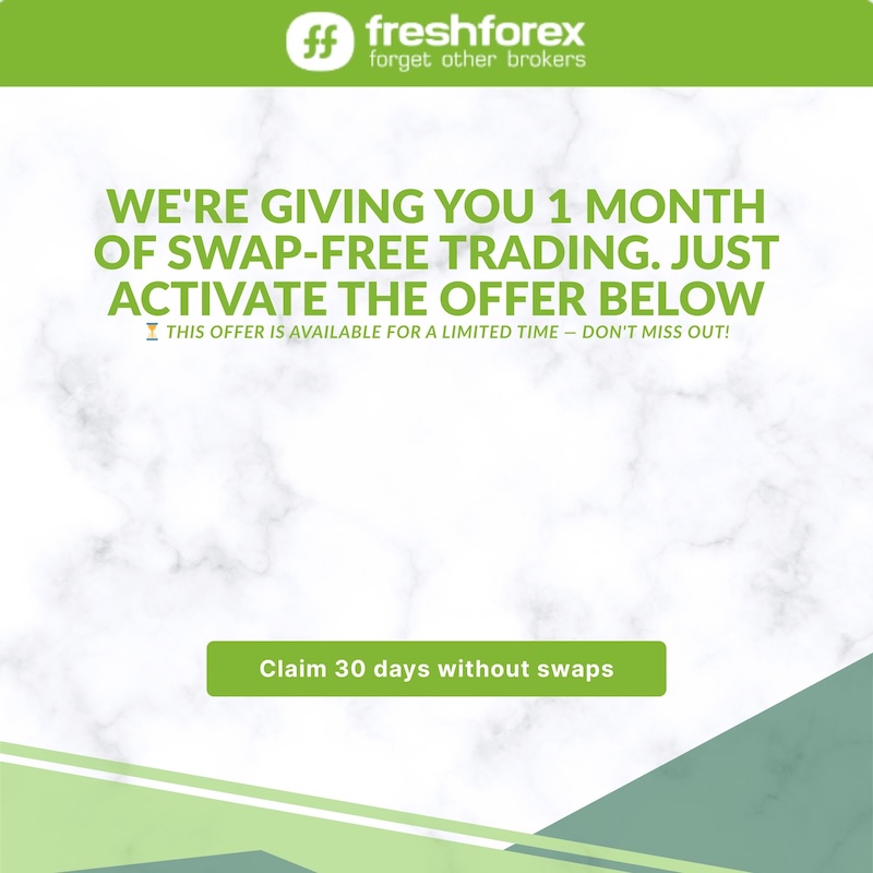 Fresh Forex Launches 30-Day Swap-Free Trading Promotion for All Funded Accounts