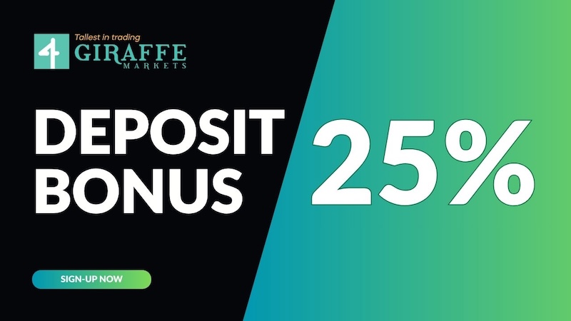 Giraffe Markets - 25% Extra Deposit Bonus