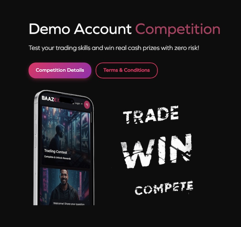 Baazex Announces Demo Trading Competition Offering Real Trading Rewards