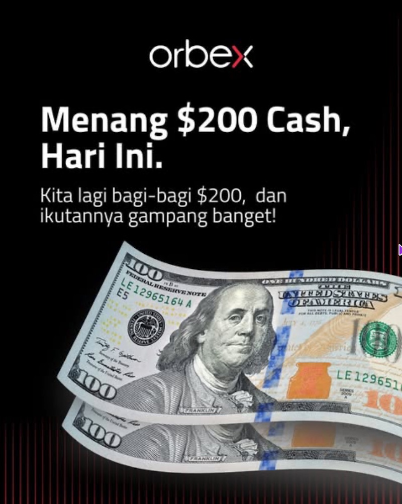 Win $200 Cash Instantly: Orbex Indonesia Launches Exclusive Social Media Giveaway