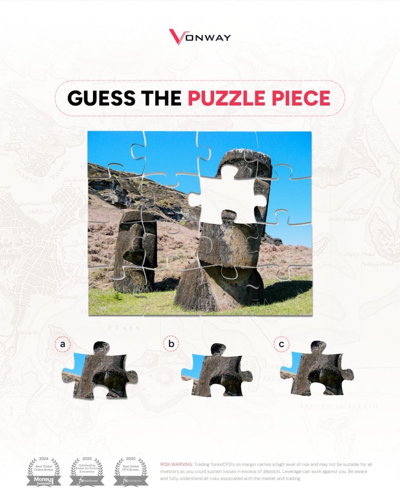 Vonway Launches “Guess the Puzzle Piece” Contest Featuring Easter Island Landmark – Win $15 Account Credit