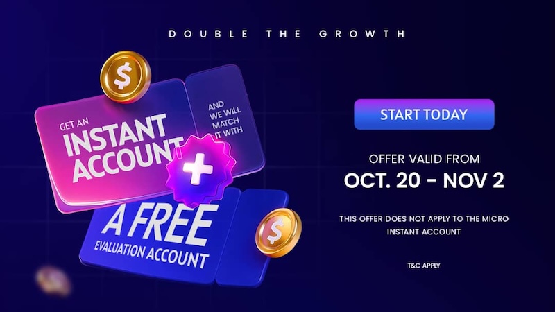 Unlock Double Trading Power with TenTrade’s Buy One Get One Free Instant Account Offer