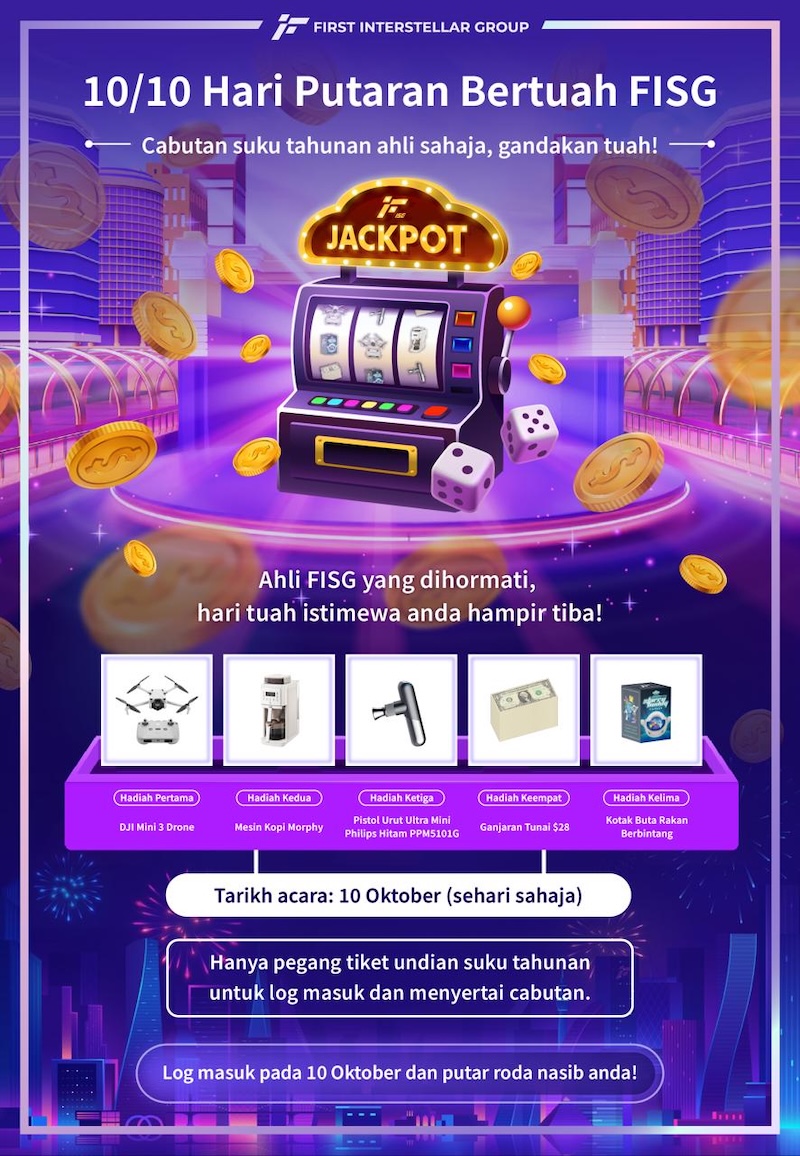 Spin to Win on October 10: FISG Members Exclusive Lucky Draw Offers Prizes Worth Celebrating