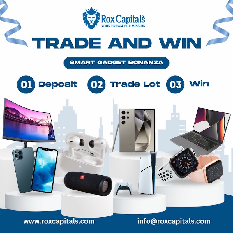 Trade & Win Smart Gadgets with Rox Capitals: Earn Luxury Tech for Hitting Trading Milestones