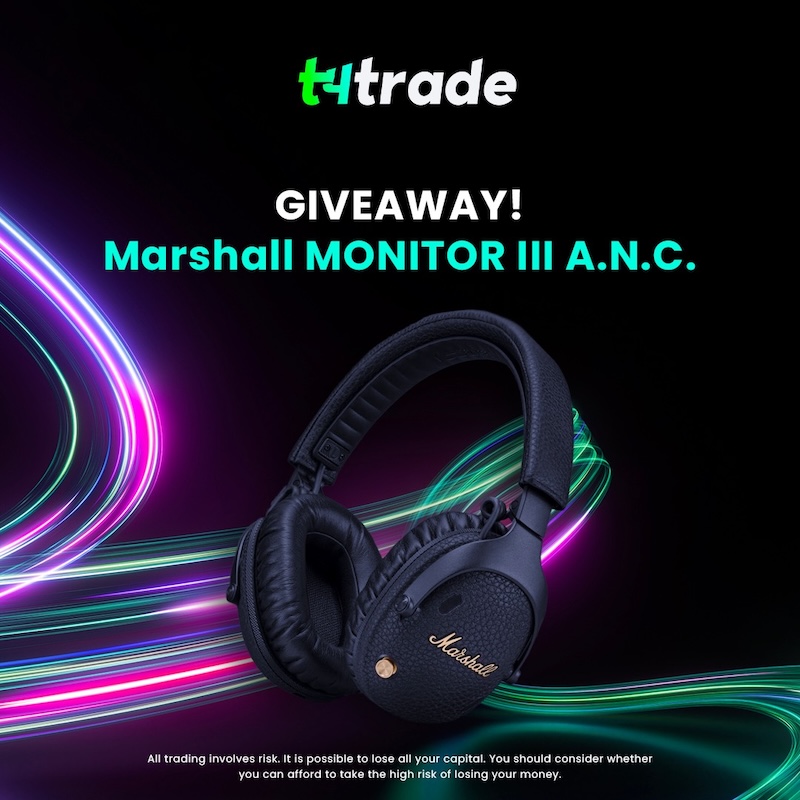 Win Premium Marshall Monitor III A.N.C. Headphones in T4Trade’s Exclusive Giveaway!
