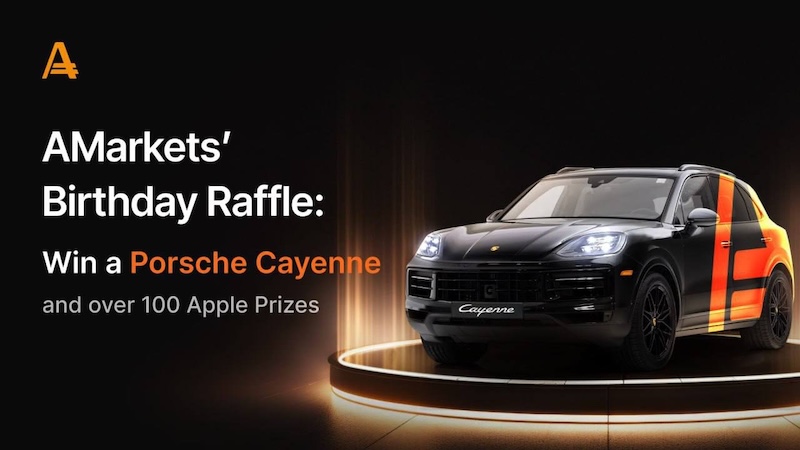 AMarkets Celebrates 17 Years with Grand Birthday Raffle Featuring a Porsche Cayenne and Over 100 Apple Prizes