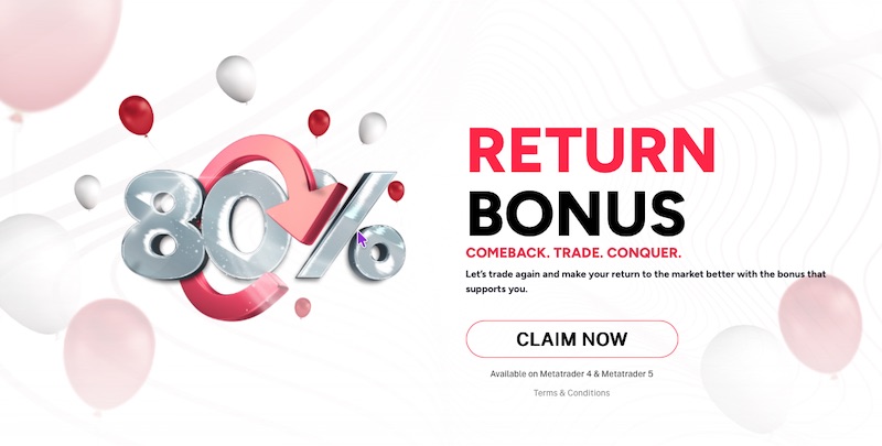 Vonway - 80% Return Bonus