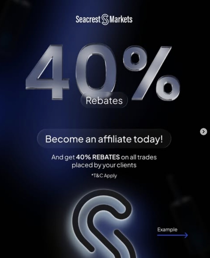 Seacrest Markets Launches 40% Lifetime Commission Affiliate Program with Unlimited Earning Potential