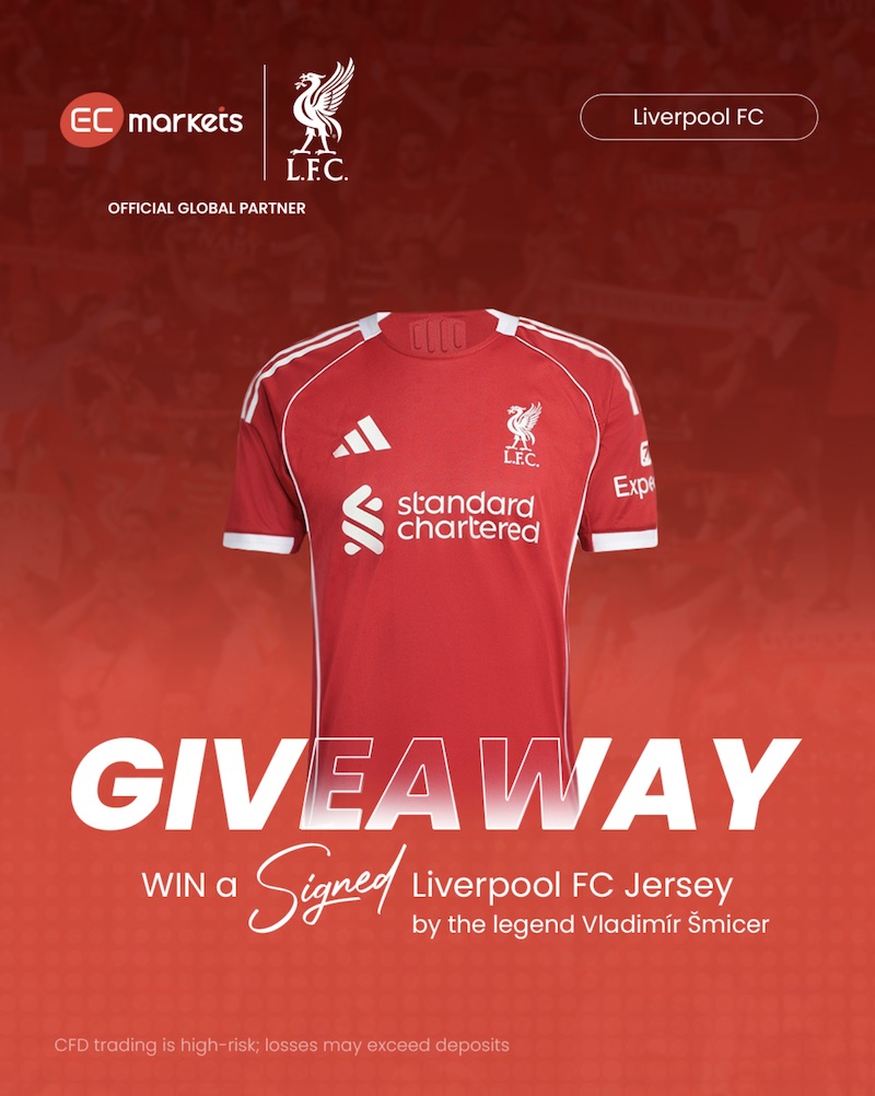 Win a Signed Liverpool Jersey from Legend Vladimír Šmicer – Exclusive EC Markets Giveaway Live Now!
