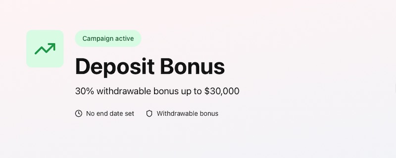 Milton Markets – 30% Deposit Bonus