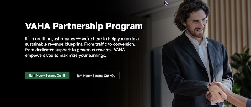 VAHA Launches Lucrative IB & KOL Partnership Programs to Empower Financial Influencers and Client Referrers