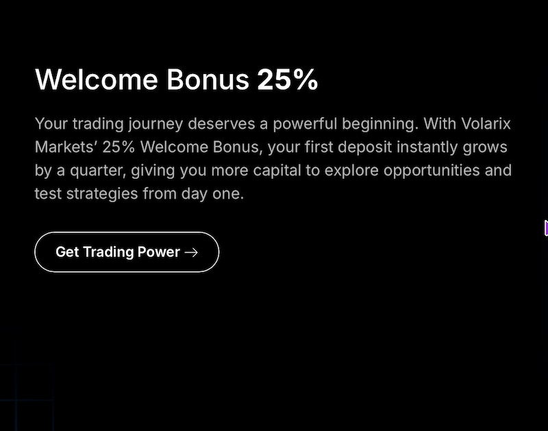 Volarix Markets Launches 25% Welcome Bonus to Empower New Traders