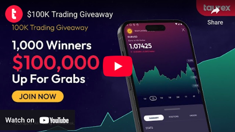 Taurex Unveils the “100K Trading Giveaway”: 1,000 Funded Accounts, Real Capital, Real Winners