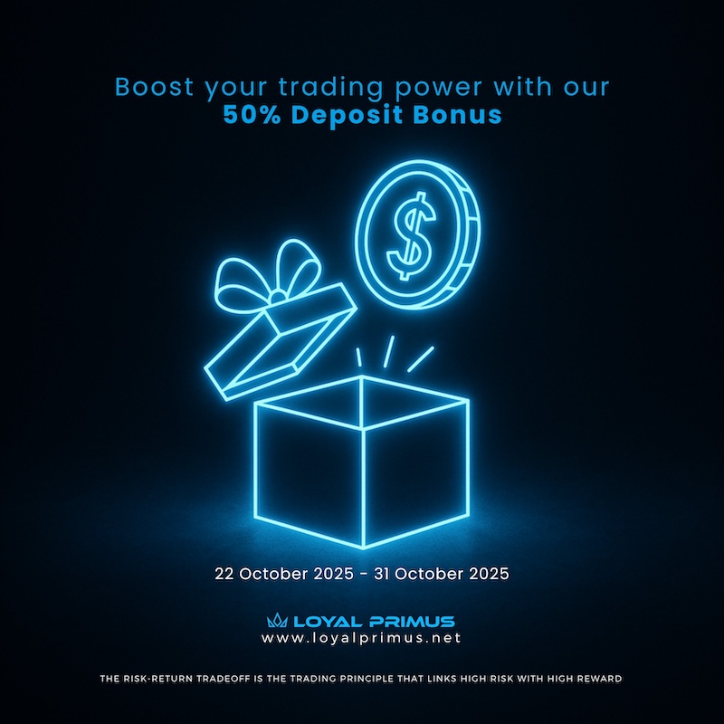 Loyal Primus Launches 50% Deposit Bonus up to $300 — Exclusive Offer Runs from October 22–31, 2025