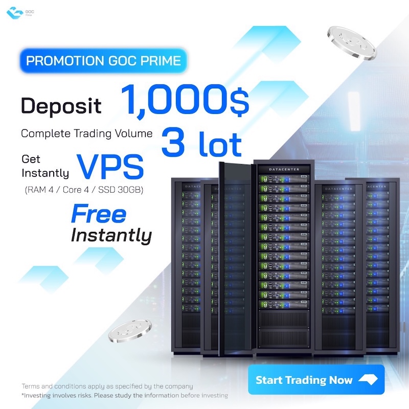 GOC Prime Launches Free VPS Promotion for Real Account Clients with $1,000+ Deposits