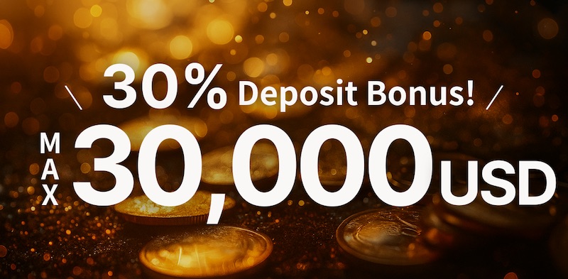 MIDORI FX October Deposit Bonus Campaign: Earn a 30% Bonus up to $30,000 This Week Only